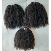 Steamed Afro Micro Kinky Curly Hair